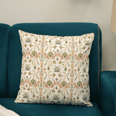 “Heritage Bloom” Printed Cushion Cover