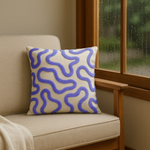 Wavy Whimsy Abstract Cushion Cover