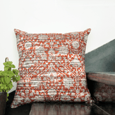 "Ember Fade" Digitally Printed Cotton Cushion Cover