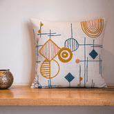 "Geo Play" Tufted Cushion Cover