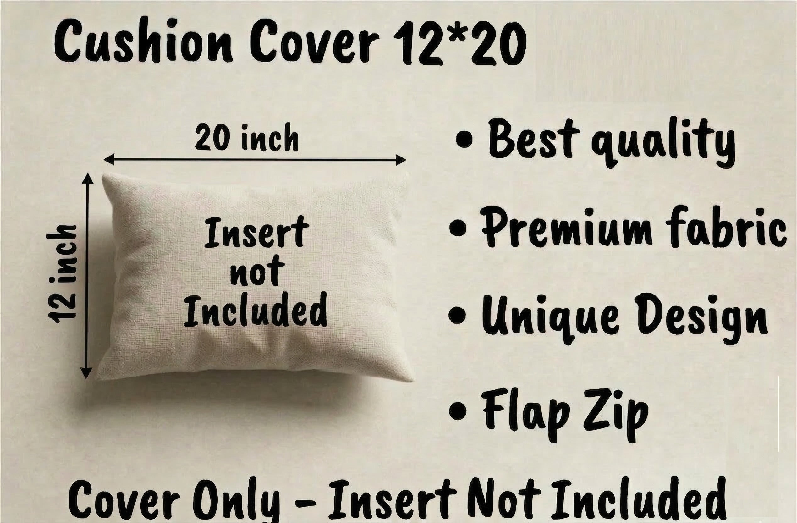 Boho Embroidery Tufted Cotton Canvas Cushion Cover Textured Decorative Pillow Case Square Cushion Covers for Sofa, Living Room & Bedroom