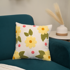 Multicolor Embroidered Cushion Cover