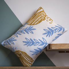 "Golden Fern" Tufted Cushion Cover