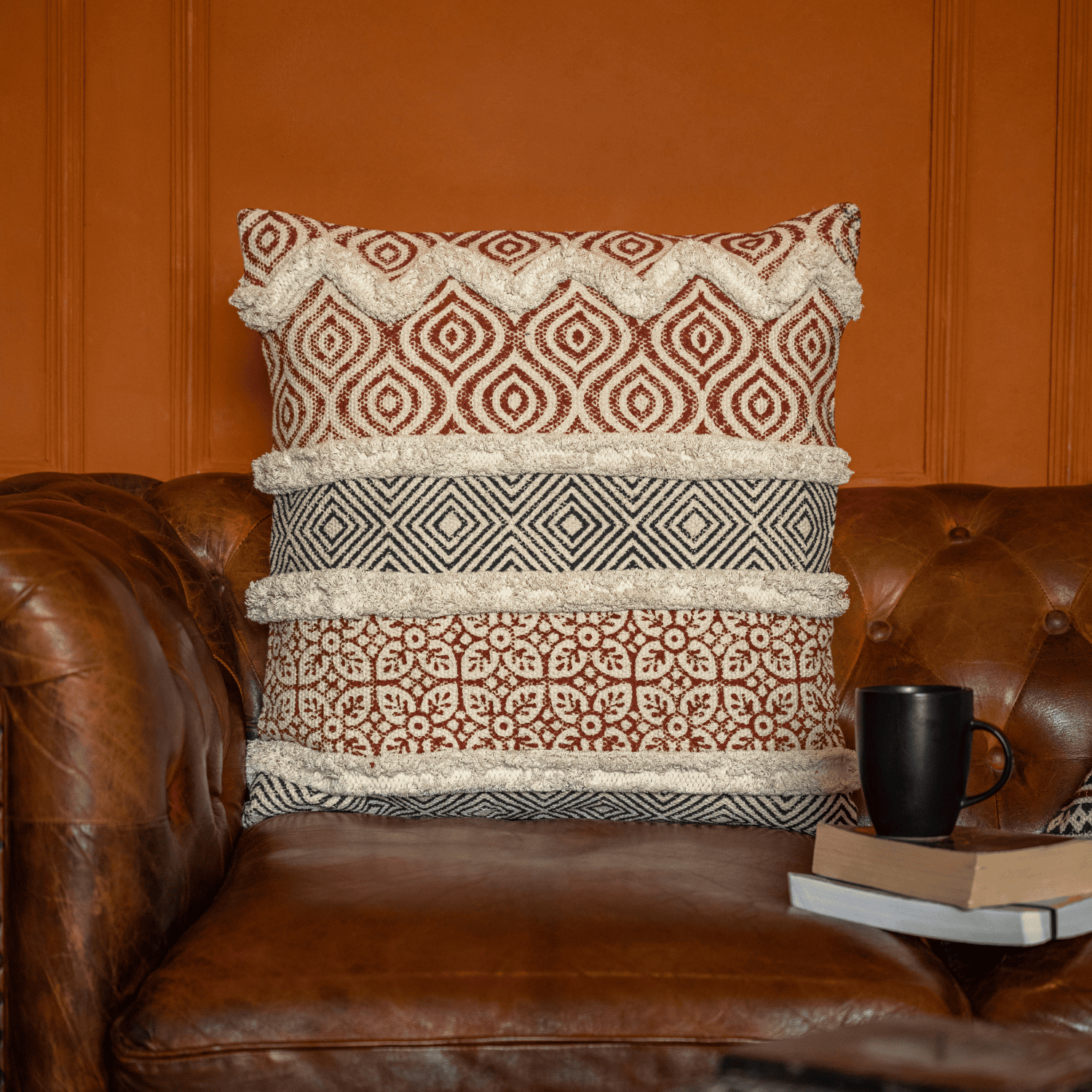 Hand Block Printed Decorative Cushion Cover