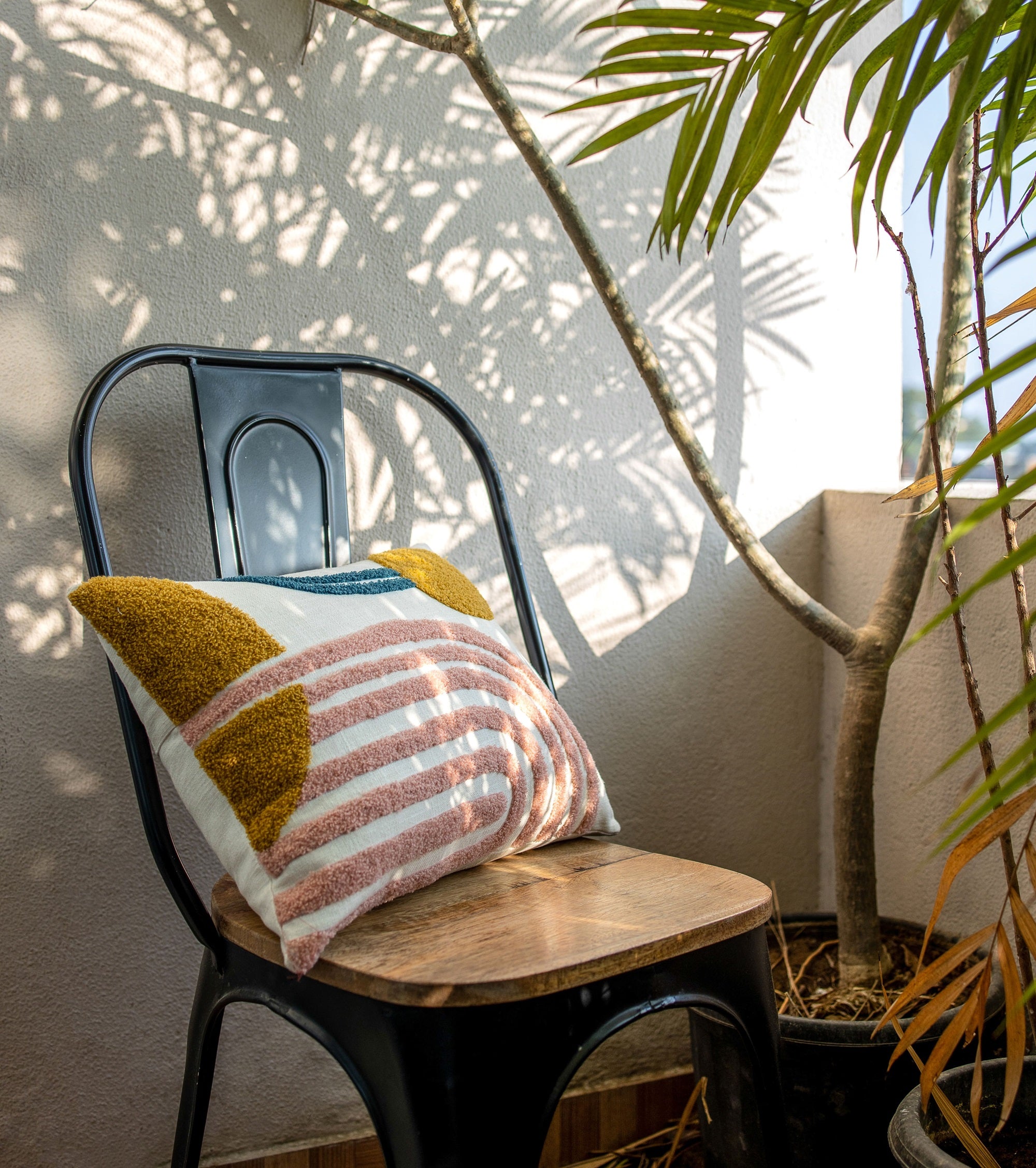 "Modern Solstice" Tufted Cushion Cover