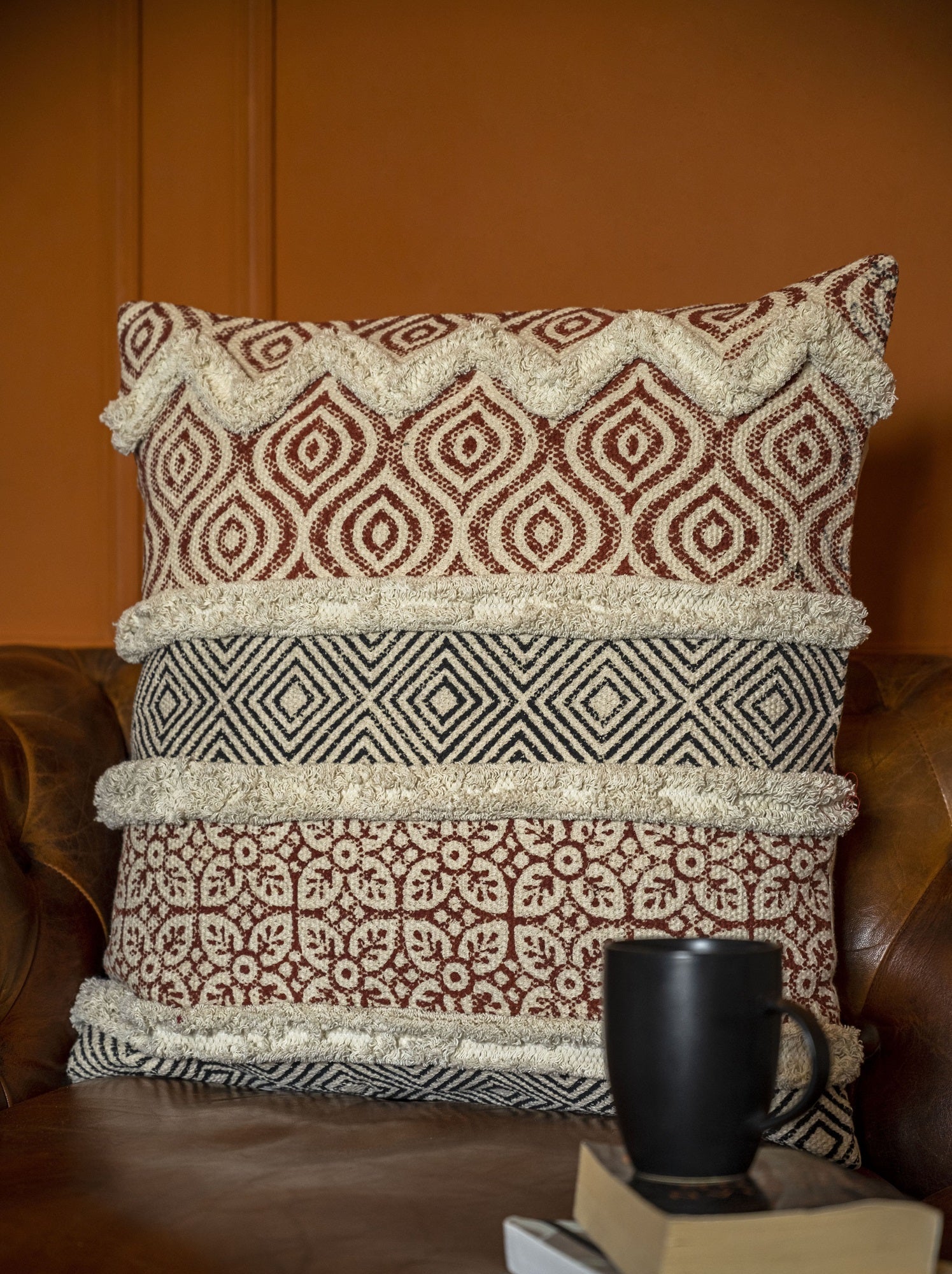 Hand Block Printed Decorative Cushion Cover