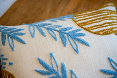 "Golden Fern" Tufted Cushion Cover