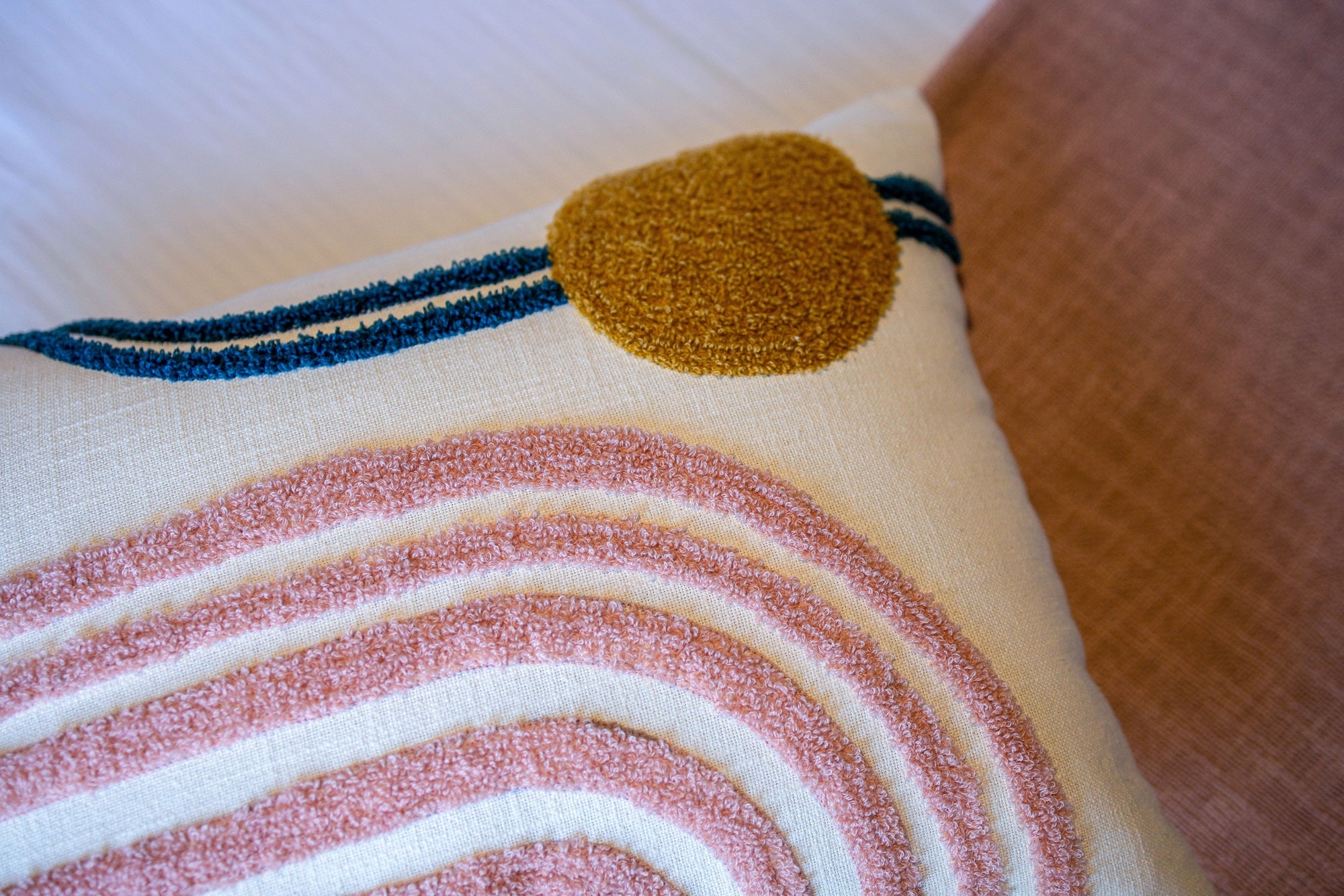 "Modern Solstice" Tufted Cushion Cover