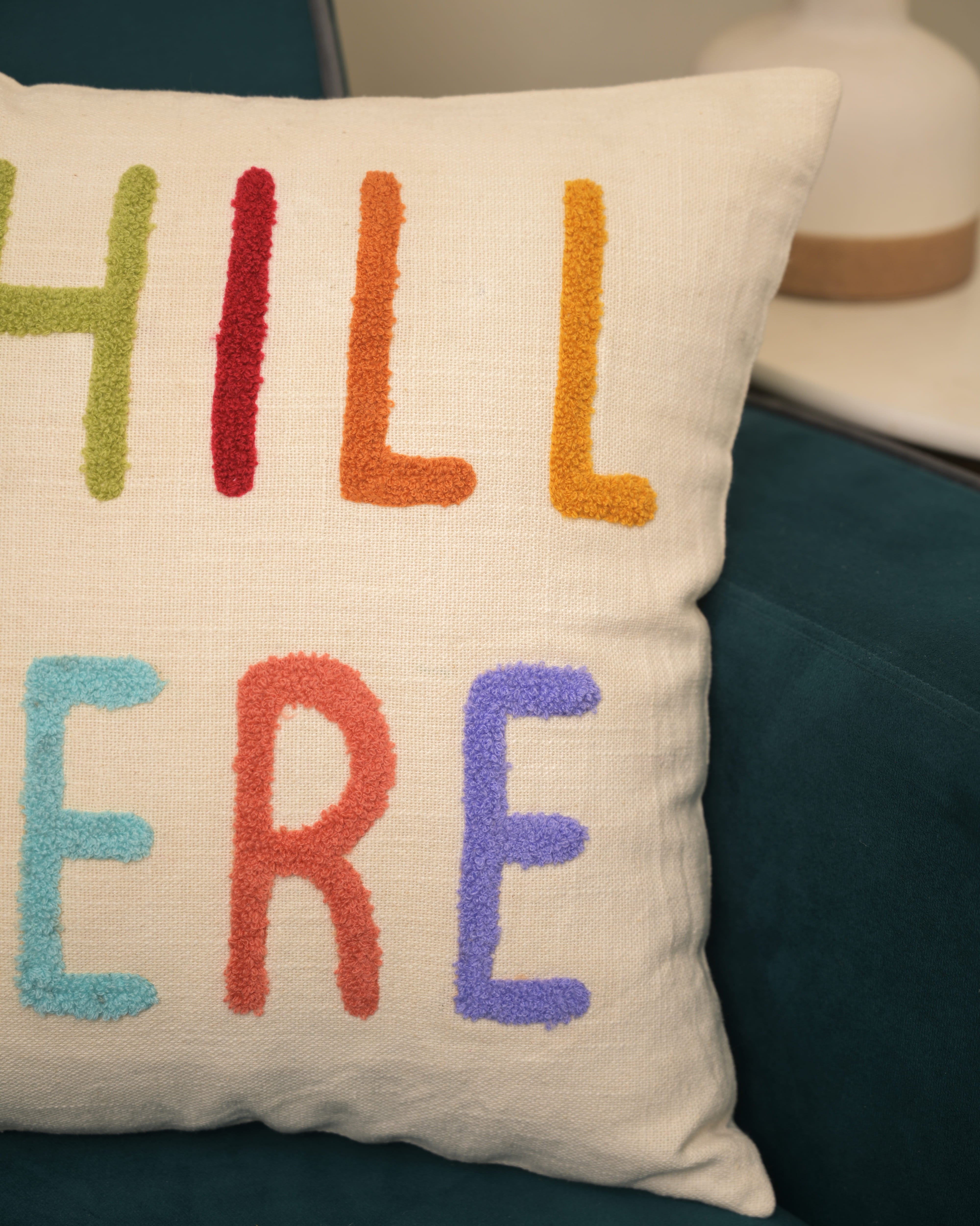Chill Here – The Ultimate Cozy Cushion Cover!