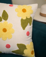Multicolor Embroidered Cushion Cover