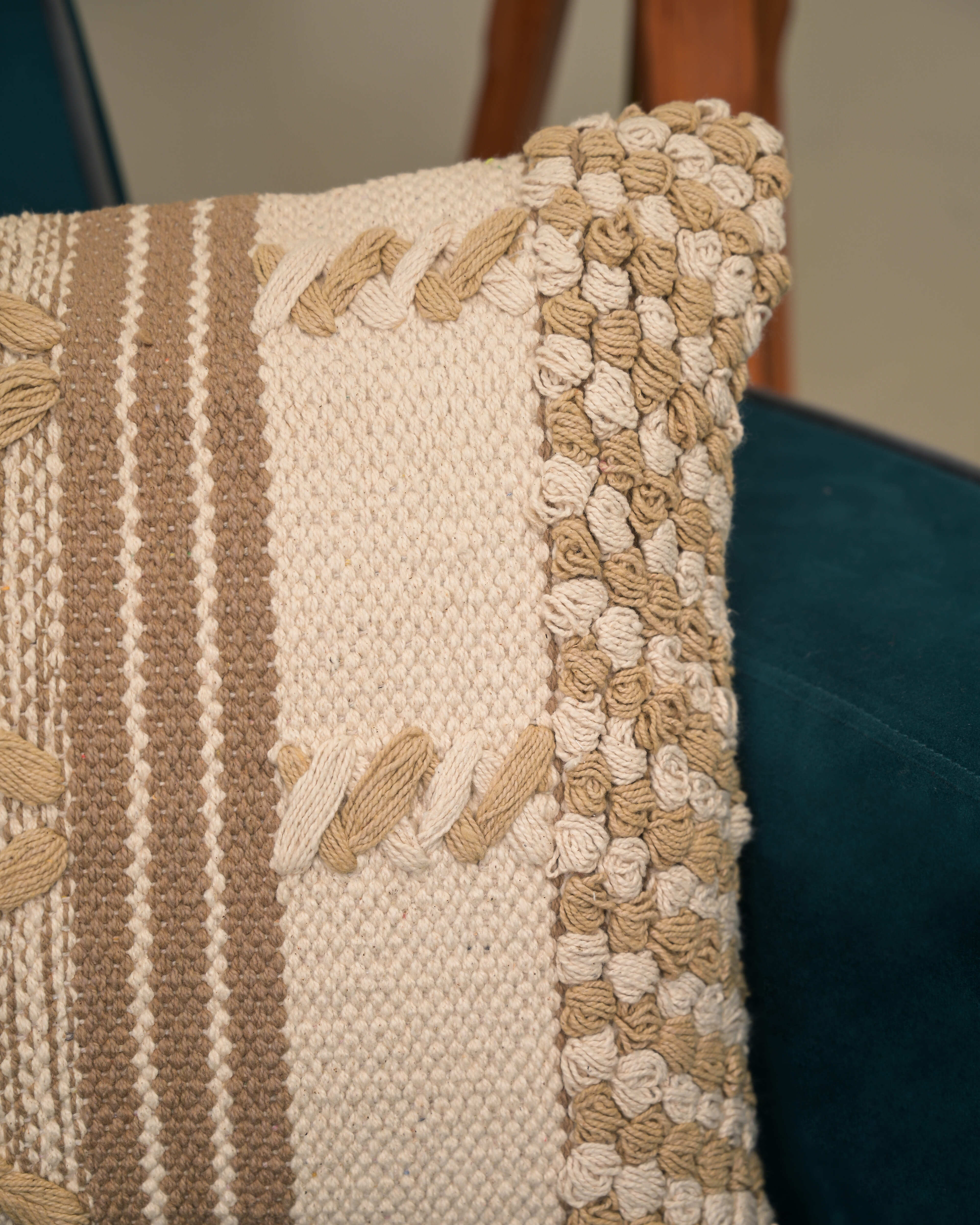 "Braided Bliss" Cushion Cover