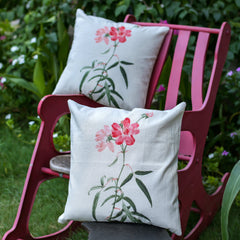 “Garden Whispers” Digital Printed Cushion Cover
